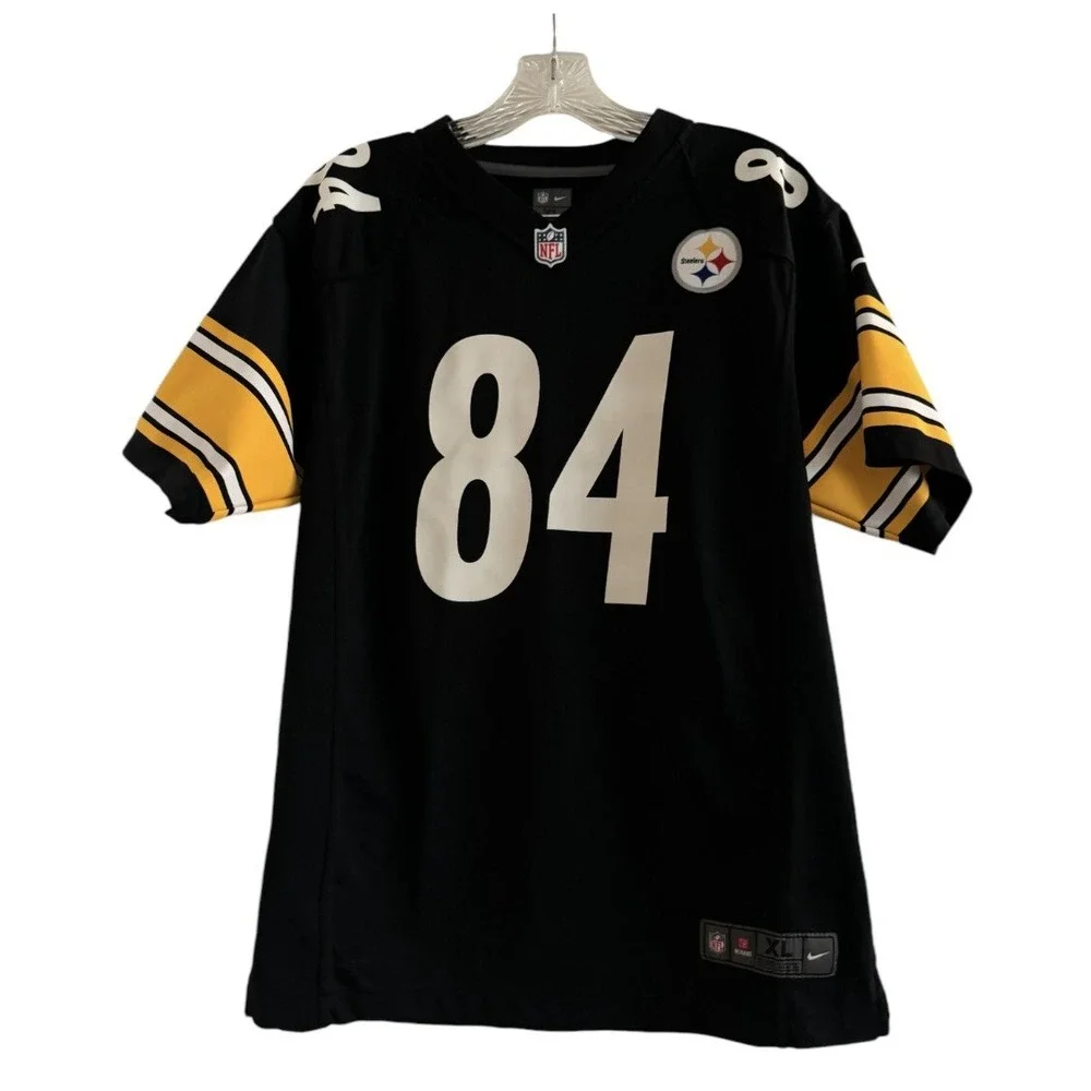 NIKE-Pittsburgh Steelers-YOUTH On Field Antonio Brown #84 Jersey  (X-LARGE)‎